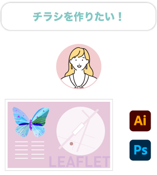 チラシを作りたい！